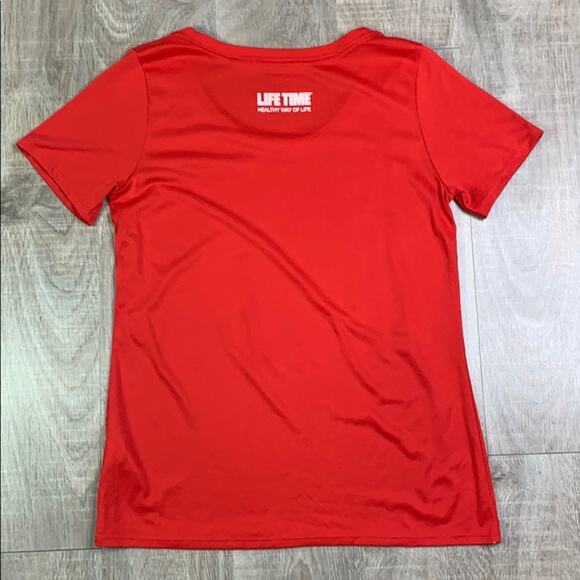 NWOT Nike Dri-Fit Lifetime Academy Red Scoop Neck Short Sleeve T-Shirt - Picture 9 of 9